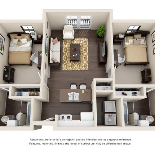 2 bedroom apartment in baton rouge