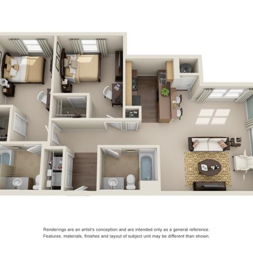 2 bedroom apartment in atlanta ga