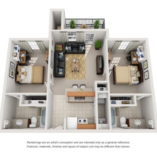 2 bedroom apartments in tucson