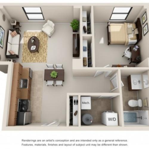 1 Bedroom | 1 Bathroom