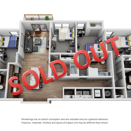 four bedroom apartment in ann arbor