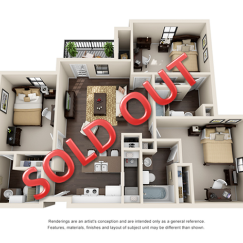 3 bedroom apartment baton rouge