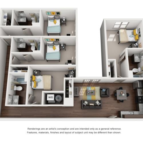 4 bedroom apartments in tallahassee