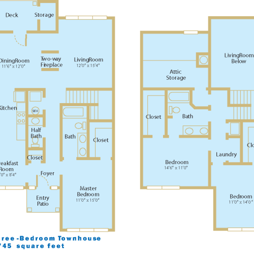 2B/2B 2 Bed Apartment Vaughn Lakes