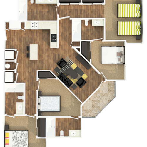 2 shared beds available for immediate move in