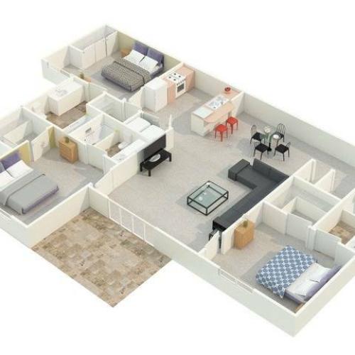 3 Bedroom 3 Bath