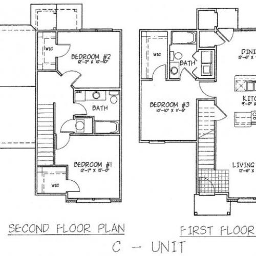 A1 1 Bed Apartment Gravois Ridge Townhome Apartments