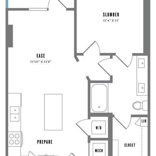 B3a 2 Bed Apartment Alexan Waterloo