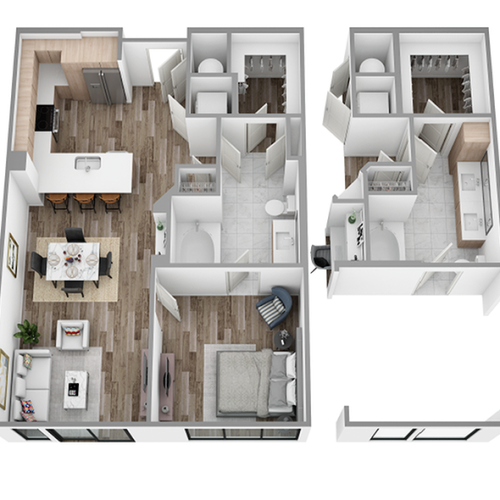 C 1 Bed Apartment Hanover Colony Place