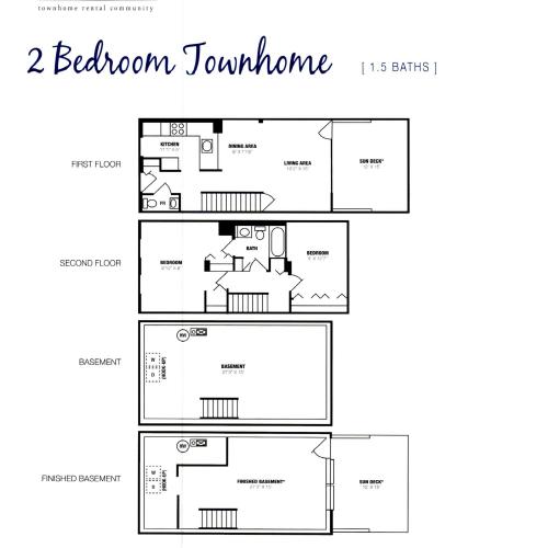 2 Bedroom Townhome
