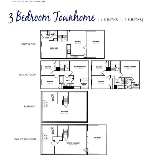 3 Bedroom Townhome
