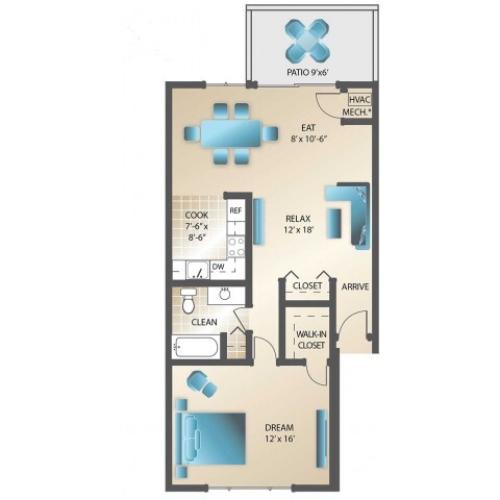 2BD 2 Bed Apartment Cavalier Country Club Apartments