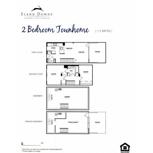 Two Bedroom Townhome