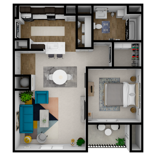 Owensboro A1 -1 Bed 1 Bath 722 Sq Ft