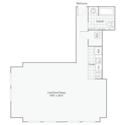 Arrive Broadway Lofts | Floor Plan Image