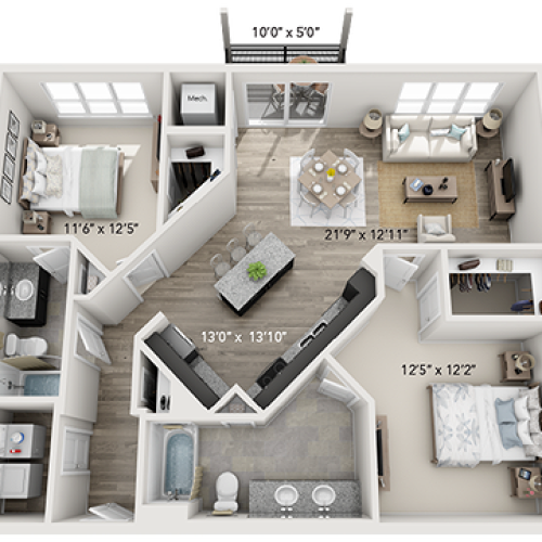 Floorplan Image | Arrive Glenview