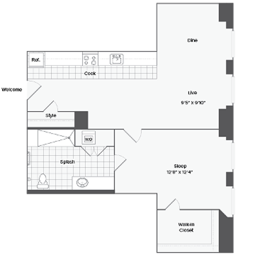 Floorplan Image | Arrive Inner Harbor