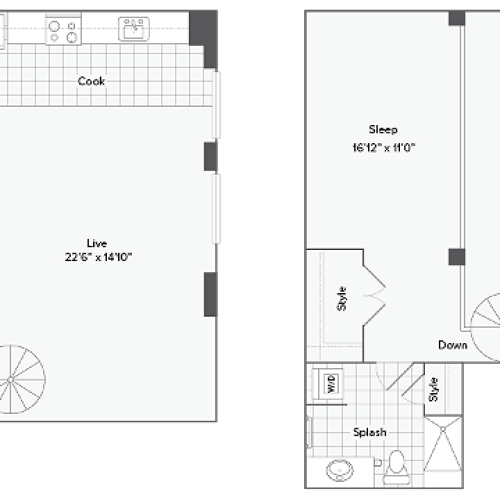 Floorplan Image | Arrive Inner Harbor