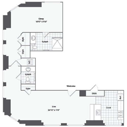 Floorplan Image | Arrive Inner Harbor