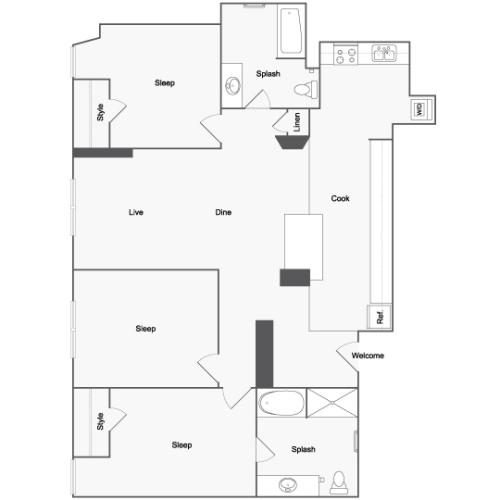 Floor Plan Image | Arrive Silver Spring