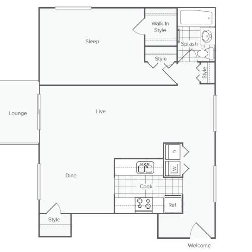 Alexandria 1 Bed Apartment ReNew Danbury