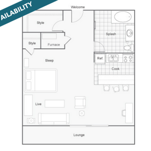 Floor Plan | The Social West Apartment Homes for Rent in Fort Collins CO 80521