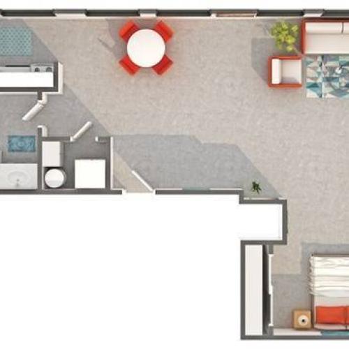 Floor Plan Image | Arrive Broadway Lofts