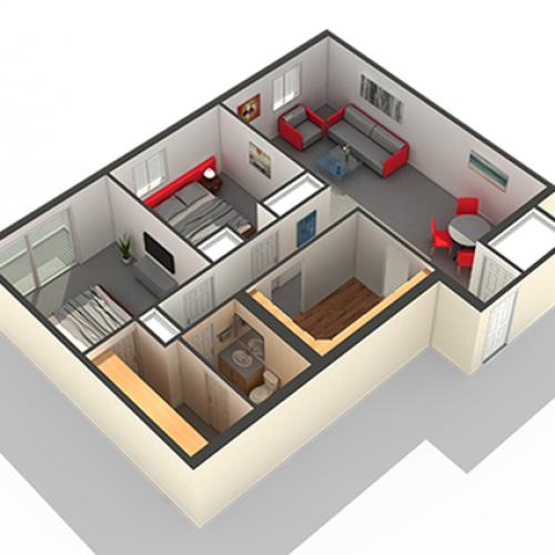 Floor Plan | Apartments In Highwood IL | Arrive North Shore