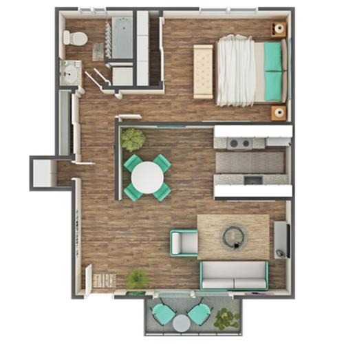 Floor Plan Layout | ReNew Park Viva Apartment Homes for Rent in Fairfield CA 94533