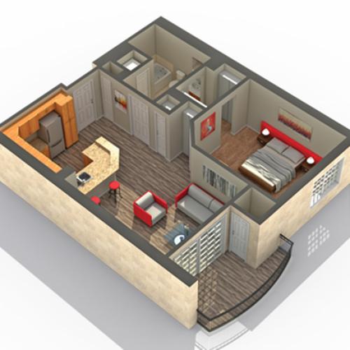 Floor Plan | Apartments Near Lombard IL | ReNew Downer\'s Grove
