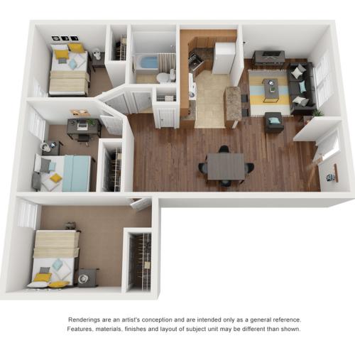 Floor Plans | The Social Grand Forest Apartment Homes for Rent in Knoxville TN 37916