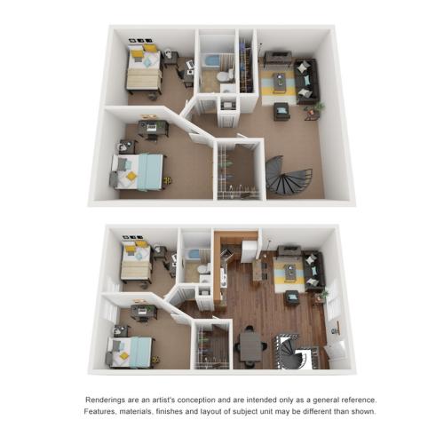 Floor Plans | The Social Grand Forest Apartment Homes for Rent in Knoxville TN 37916