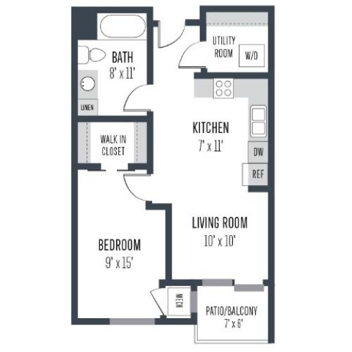 A1 - The 85 at Maple Grove | Townhomes and Apartments in Madison, WI