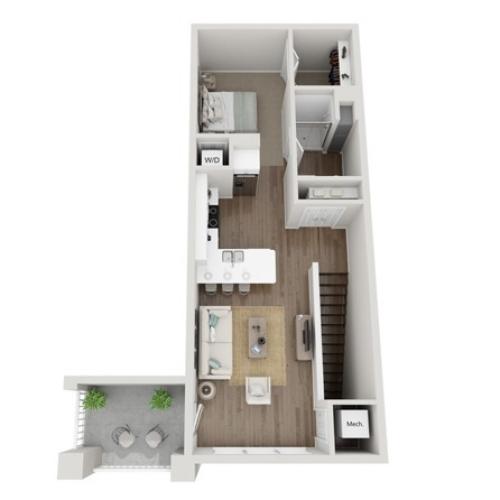 2F 2 Bed Apartment Seasons at River View