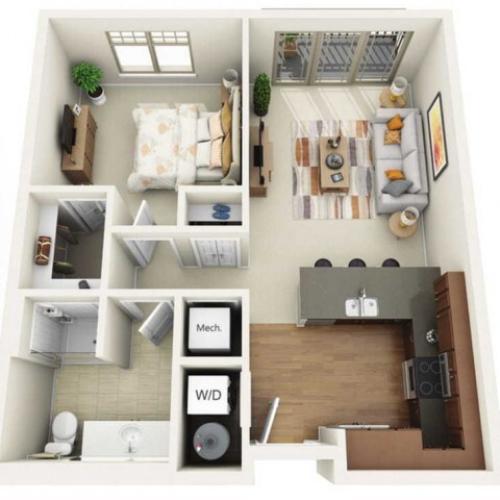 2J 2 Bed Apartment Wells Street Station