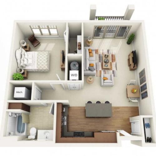 2J 2 Bed Apartment Wells Street Station