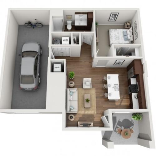 1B 1 Bed Apartment Seasons at Orchard Hills