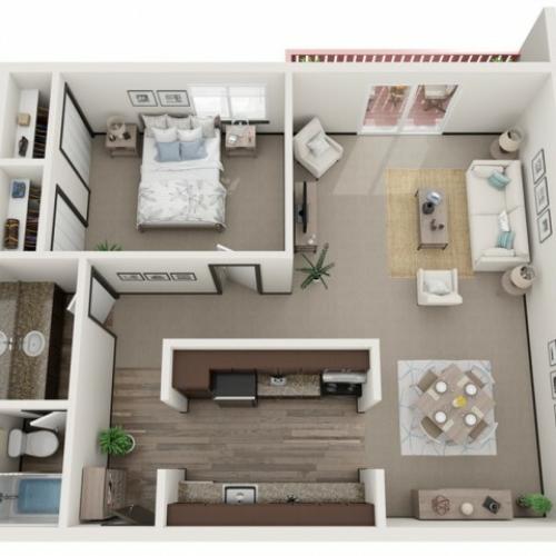 One Bedroom, One Bathroom | Ridge View Apartments | Apartments in Saint Francis, WI