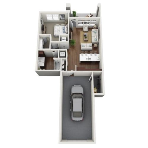 1E 1 Bed Apartment Drexel Ridge Apartments