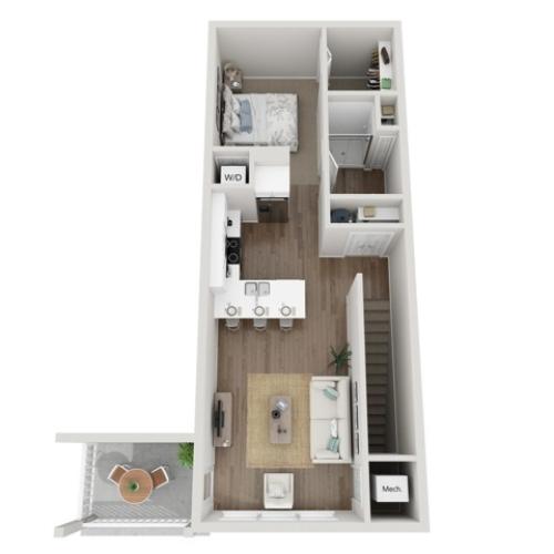 2A 2 Bed Apartment Seasons at Franklin