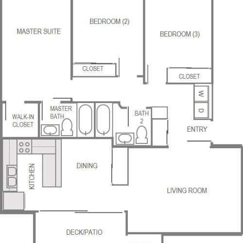 2 Bedroom 2 Bath Standard 2 Bed Apartment Nantucket Gate