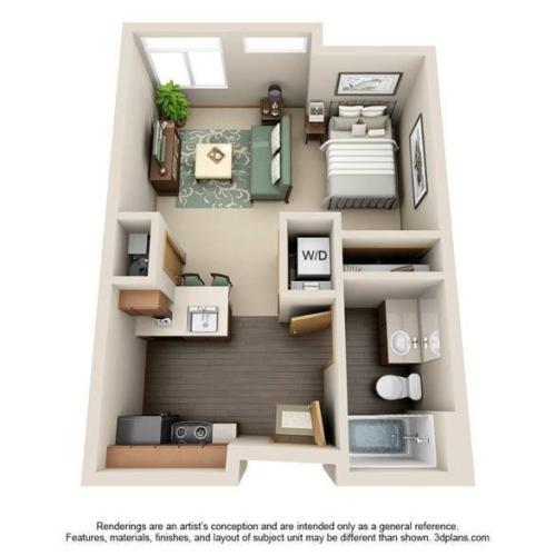 2x2 Deluxe 2 Bed Apartment Marketplace Flats