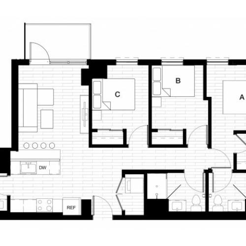 3X3 B - Balcony