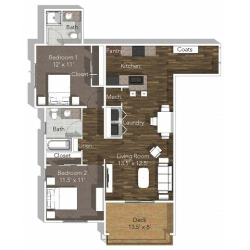 2 Bedroom B