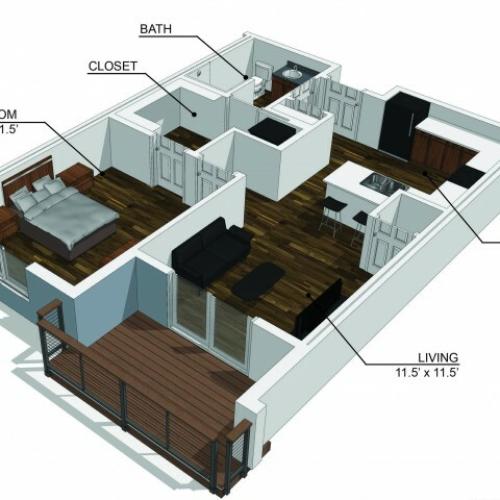 1 Bed