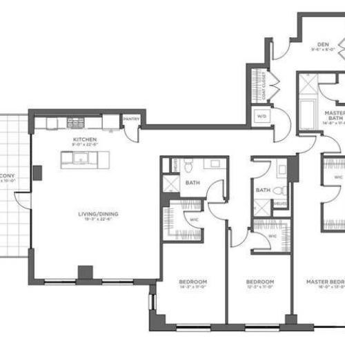 3BR HH Den