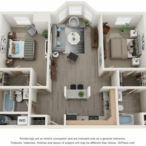 Two Bedroom Split