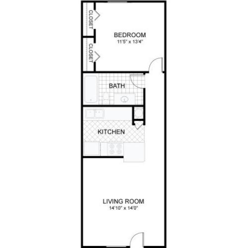 Two Bedroom 2 Bed Apartment Pontchartrain Oaks