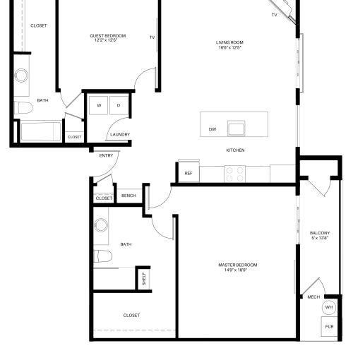 The Juniper Floor Plan Layout