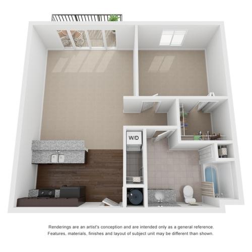 1 bedroom